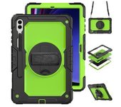Capa Para Samsung Galaxy Tab S9 Fe Plus Sm-x610/x616b (verde Escuro) Gusshious
