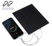 Cargador De Batería Solar Con Panel Solar Para Viajes Y Acampadas Al Aire Libre