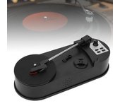 Tocadiscos Mini Convertidor Portátil De Usb A Mp3 Compatible Con Reproductor Vintage 33 45 Prm Con Conector Estéreo De 3,5mm