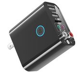 Transmisor Receptor De Audio Bluetooth 5,0, Adaptador Inalámbrico Estéreo, Reproducción De Disco Tf/u, Carga Usb Rápida Para Auriculares, Tv, Control
