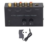 Mezclador De Sonido Profesional Pp500a, Preamplificador Giratorio Riaa Activo Equilibrado Para Barras De Clubes, Enchufe Europeo De 100-240v