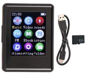 Reproductor Mp3 Bluetooth 5,0 Pantalla De 1,77 Pulgadas Hifi Radio Fm Grabación E-book Foto Reproductor Mp3 Mp4 Portátil Con Tarjeta De Memoria De