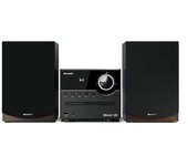 Equipo De Alta Fidelidad Sharp - Xl-b512(br) - Xlb512br Microsistema De Sonido 45 W Con Radio Fm/fm, Bluetooth, Usb, Cd, Mp3 Marrón