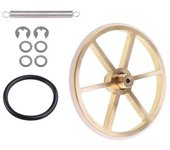 Juego De Ruedas Intermedias De Acero Inoxidable De Alto Rendimiento, 2 Ejes De Neumáticos De Cobre, Compatibles Con Lenco-bogen Goldeing
