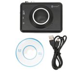 Reproductor De Casete, Convertidor Portátil De Cinta Usb A Mp3 Con Altavoces Desmontables Para Ordenadores Portátiles Y Grabadoras De Cd