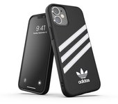 Adidas Carcasa 3 Rayas Samba Apple Iphone 12 Mini Negra/blan
