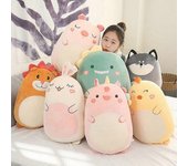 Squish Peluche De Juguete Kawaii Unicornio Dinosaurio León Suave Big Buddy Almohada De Peluche Regalo Del Día De San Valentín Para Niños Niñas Animal