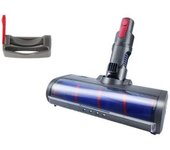 Cepillo Para Aspiradora V7 V8 V10 V11, Rodillo De Terciopelo Suave Universal De Doble Fila Con Lámpara De Cabeza De Suelo B