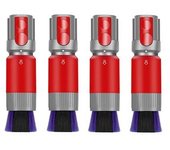 Paquete De 4 Tapones De Succión Universales Para Aspiradora V7, V8, V10, V11, V15, Cepillo Suave Para Eliminación De Polvo Sin Marca