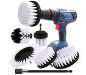 6 Cepillos De Limpieza, Cepillo Para Azulejos De Coche, Alfombra, Kit De Bañera, Inodoro Eléctrico