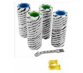 Cepillo De Rodillo De 4 Piezas Para Karcher Fc7 Fc7 Premium Fc5 Fc5 Premium + Guantes