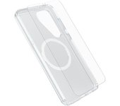 Otterbox Symmetry Clear Magnets Caso De Protección + Vidrio Premium Para Samsung Galaxy S25 + Clear