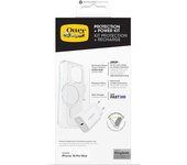 Paquete De Protección Contra Caídas Otterbox Para Iphone 16 Pro Max, Estuche Transparente Magsafe, Vidrio, Cargador De Pared Ráp