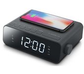 Muse Radio Reloj Despertador Dual Negro - M175wi