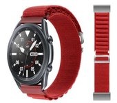 Correa Loop Alpine Para Garmin Fenix 7 - Sapphire Solar Edition Rojo