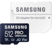 Sd Microsd Card 512gb Samsung Sdxc Pro Ulti.(class10) Read Retail