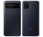 Funda Samsung S View Wallet Cover Para Samsung Galaxy Note 10 Lite - Negro