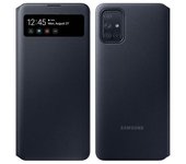 Funda Samsung S View Wallet Cover Para Samsung Galaxy A51 - Negro