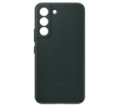 Funda Samsung Galaxy S22 Plus Cuero Original Tacto Suave Leather Cover Verde