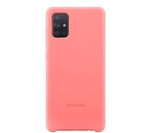 Samsung Ef-pa715tpegeu Silicone Cover Rosa Galaxy A71 Funda Trasera