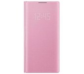 Funda Oficial Para Samsung Galaxy Note 10 Led Tarjetero Smart Led Cover Negro