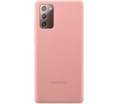 Funda De Silicona Para Samsung Galaxy Note 20 Y Note 20 5g Marrón Cobrizo Modelo Ef-pn980tae