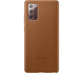 Funda De Piel Para Samsung Galaxy Note 20 Marrón Modelo Ef-vn980la