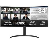 Monitor Lg 34wr50qk-b 34" 50-60 Hz Wide Quad Hd