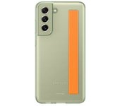 Funda Samsung Galaxy S21 Fe Original Slip Strap Cover Traslúcida - Verde
