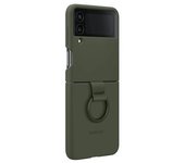 Carcasa Galaxy Z Flip 4 En Silicona Con Anilla Original Samsung Caqui