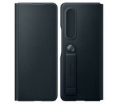 Carcasa Cuero Samsung Galaxy Z Fold 3 Correa Samsung Leather Cover Verde Oscuro