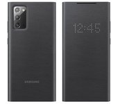 Funda Oficial Para Samsung Galaxy Note 20 Led Tarjetero Smart Led Cover Negro