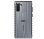 Funda Protectora Con Pie Samsung Para Galaxy Note 10 Plata Ef-rn970csegww