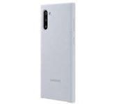 Funda Samsung Galaxy Note 10 Silicona Plata Ef-pn970tsegww