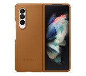 Funda De Piel Para Samsung Galaxy Z Fold 3 Compatible Con Carga Inalámbrica