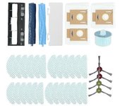 Bolsas Para Polvo, Trapeadores, Cepillos Y Rodillos Compatibles Con Ecovacs T9power, T9max Y T9aivi