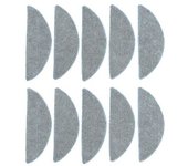 10 Paños De Fregona Para Aspiradora Robot Compatibles Con Ecovac Deebot