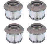 Cartuchos De Filtro De Repuesto Mspa Para Todos Los Modelos De Piscinas Whirlpool Spas. Cartuchos De Filtro Con Malla Para Mspa Bubble Spas (4