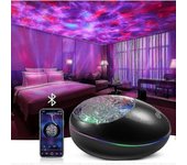 Proyector De Galaxias, Luz Nocturna, Proyector De Estrellas, Habitación Infantil, Música Con Ruido Blanco, Bluetooth, Luz De Estrellas, Lámpara, Ola