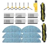 Reemplazo De Filtro Hepa Y Cepillo Principal Para Aspiradora Robótica Neatsvor X500/600 Pro Tesvor X500 Pro T8 M1