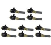 10 Cepillos De Carbón Para Motor De Aspiradora De 6,5 X 11 X 32 Mm, Piezas De Aspiradora De Alta Calidad Para Aspiradora C