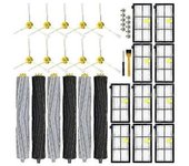 Kit De Repuesto Compatible Con Aspiradoras Irobot Roomba Serie 800 Y 900, Filtros Hepa, Cepillos Laterales Principales Y Accesorios Para Aspiradoras.