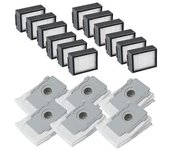 Filtro De Repuesto Y Bolsa De Limpieza Compatible Con Aspiradoras Robóticas Irobot Roomba Serie I6, I4, I8, I7, I7+, I3 Plus E I.
