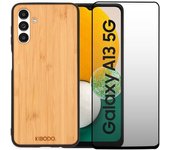 Funda De Madera Samsung Galaxy A13 5g + Pantalla Protectora - Funda Única Para Tu Galaxy A13 5g - Protección Completa Y Elegante | Madera Auténtica |