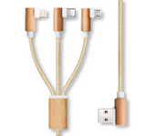 Cable 3 En 1 - Carga Rápida Y Transferencia De Datos Universal - Compatible Con Iphone, Android Y Tipo C | 1 Metro | Trendyflair