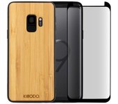 Funda De Madera Para Samsung Galaxy S9+ + Pantalla Protectora - Protege Tu Galaxy S9+ Con Estilo - Funda De Madera Auténtica | Madera Natural |