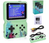 Consola De Juegos Portátil Retro Juegos Portátiles Para Niños Y Adultos Con 500 Juegos Clásicos Pantalla De 3,5 Pulgadas, Mini Juego De Arcade