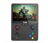 Consola De Juegos Retro Portátil 2023 X6, 4k, 10000 + Caja De Juegos, Mini Reproductor De Videojuegos Portátil De 3,5 Pulgadas Para Adultos Y Niños,