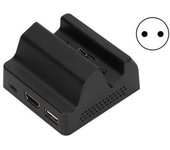Base De Carga Para Consola De Interruptores, Estación De Carga De Vídeo Compatible Portátil, Cargador Base, Enchufe De La Ue