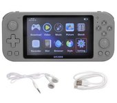 Reproductor De Juegos Eléctrico Pantalla De Alta Definición De 5,1 Pulgadas Consola De Juegos Con Controlador Vintage Portátil Gris